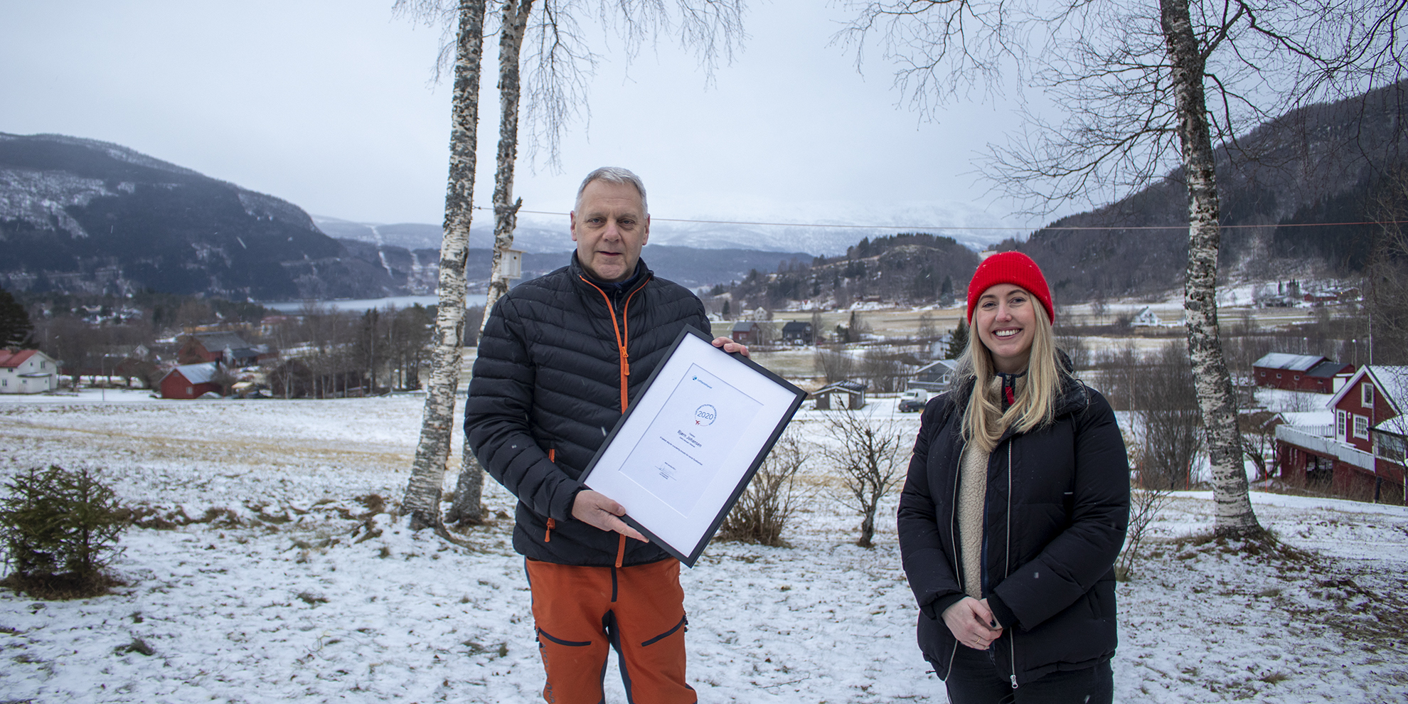 Sikkerhetsprisen 2020 gikk til safety manager i Widerøe, Bjørn Johansen.